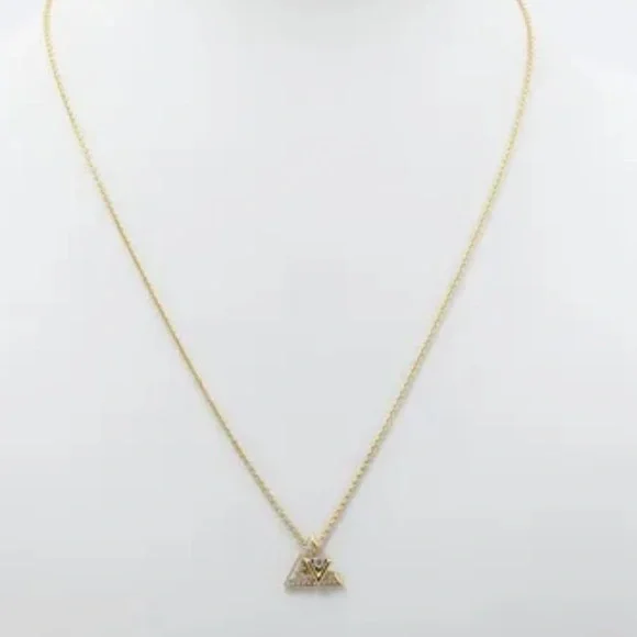 Louis Vuitton LV Volt 750 Gold and Diamond One Pendant Necklace - Picture 2 of 11